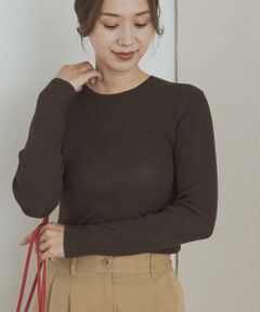 URBAN RESEARCH DOORS / アーバンリサーチ ドアーズ ニット・セーター | ラメリブプルオーバー