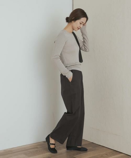 URBAN RESEARCH DOORS / アーバンリサーチ ドアーズ ニット・セーター | ラメリブプルオーバー | 詳細28