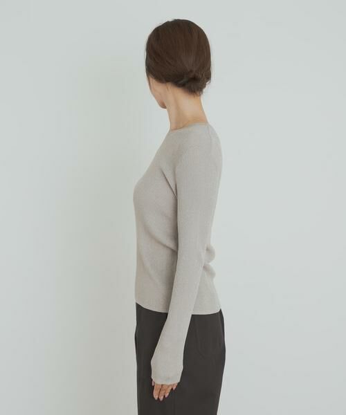 URBAN RESEARCH DOORS / アーバンリサーチ ドアーズ ニット・セーター | ラメリブプルオーバー | 詳細30