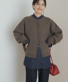 URBAN RESEARCH DOORS / アーバンリサーチ ドアーズ シャツ・ブラウス | デニムフリルスタンドシャツ