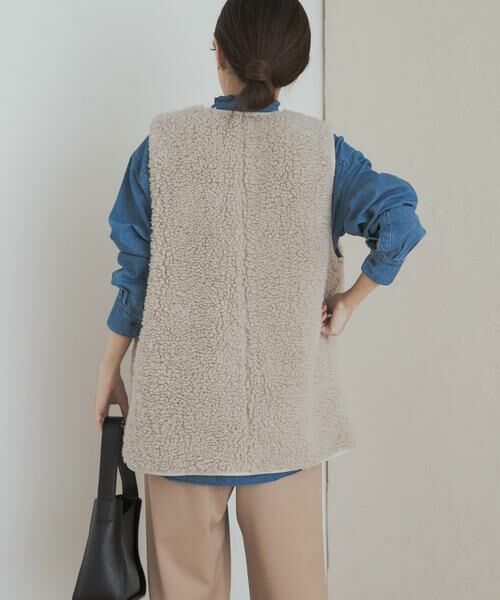 URBAN RESEARCH DOORS / アーバンリサーチ ドアーズ シャツ・ブラウス | デニムフリルスタンドシャツ | 詳細3