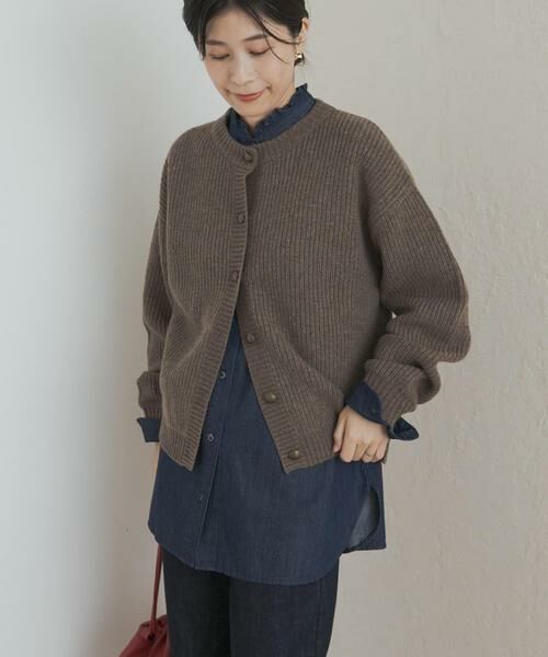 URBAN RESEARCH DOORS / アーバンリサーチ ドアーズ シャツ・ブラウス | デニムフリルスタンドシャツ | 詳細14