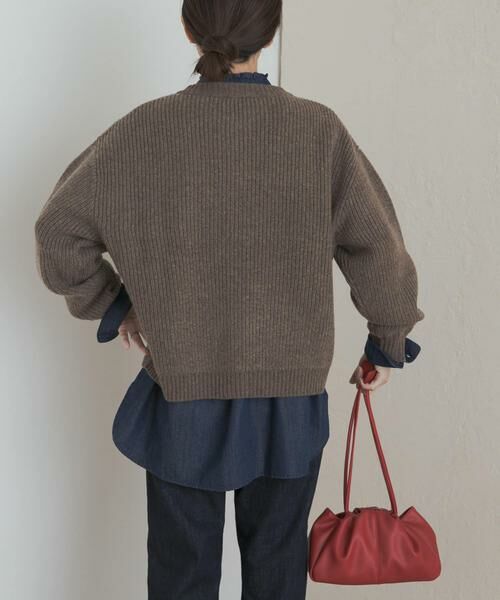 URBAN RESEARCH DOORS / アーバンリサーチ ドアーズ シャツ・ブラウス | デニムフリルスタンドシャツ | 詳細15