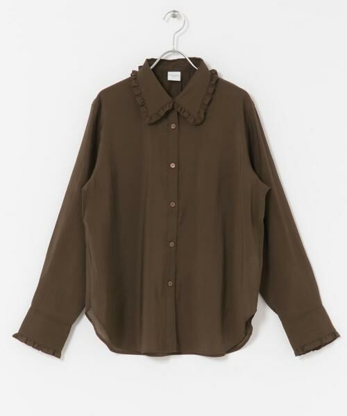 URBAN RESEARCH DOORS / アーバンリサーチ ドアーズ シャツ・ブラウス | フリルカラーブラウス | 詳細7