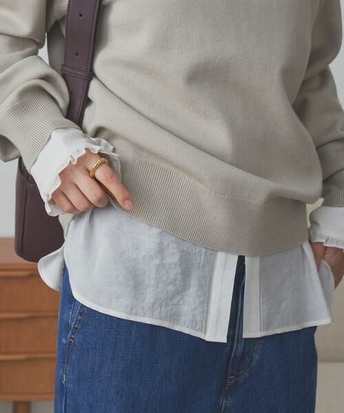 URBAN RESEARCH DOORS / アーバンリサーチ ドアーズ シャツ・ブラウス | フリルカラーブラウス | 詳細15