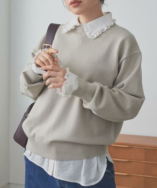 URBAN RESEARCH DOORS / アーバンリサーチ ドアーズ シャツ・ブラウス | フリルカラーブラウス | 詳細16