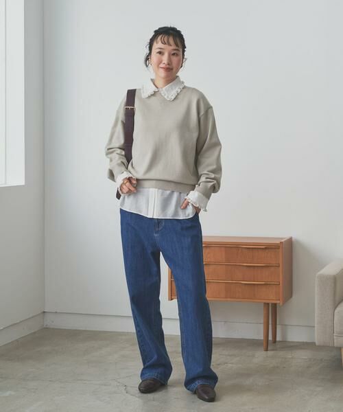 URBAN RESEARCH DOORS / アーバンリサーチ ドアーズ シャツ・ブラウス | フリルカラーブラウス | 詳細19