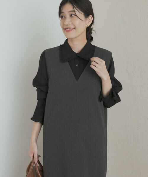 URBAN RESEARCH DOORS / アーバンリサーチ ドアーズ シャツ・ブラウス | フリルカラーブラウス | 詳細24