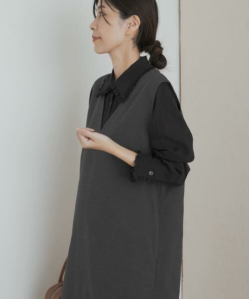 URBAN RESEARCH DOORS / アーバンリサーチ ドアーズ シャツ・ブラウス | フリルカラーブラウス | 詳細25