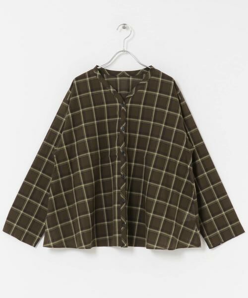 URBAN RESEARCH DOORS / アーバンリサーチ ドアーズ Tシャツ | チェックフレアブラウス | 詳細7