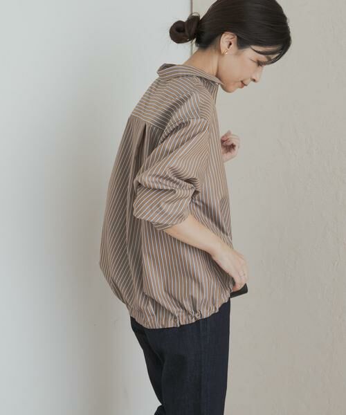URBAN RESEARCH DOORS / アーバンリサーチ ドアーズ シャツ・ブラウス | ストライプドロストシャツ | 詳細3