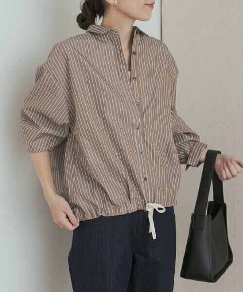 URBAN RESEARCH DOORS / アーバンリサーチ ドアーズ シャツ・ブラウス | ストライプドロストシャツ | 詳細5