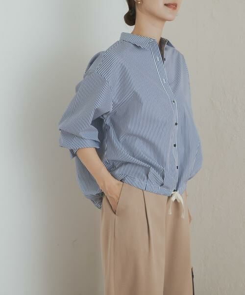 URBAN RESEARCH DOORS / アーバンリサーチ ドアーズ シャツ・ブラウス | ストライプドロストシャツ | 詳細14