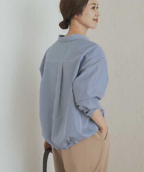 URBAN RESEARCH DOORS / アーバンリサーチ ドアーズ シャツ・ブラウス | ストライプドロストシャツ | 詳細15