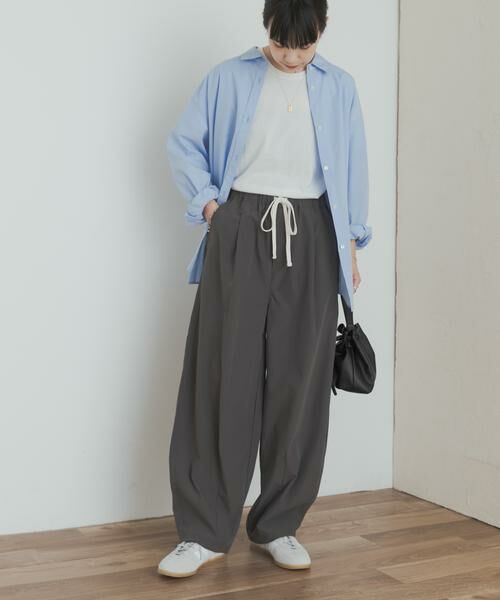 URBAN RESEARCH DOORS / アーバンリサーチ ドアーズ その他パンツ | ドロストコクーンパンツ | 詳細4