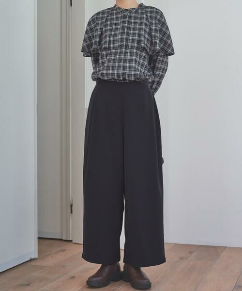 URBAN RESEARCH DOORS / アーバンリサーチ ドアーズ その他パンツ | 『仁村紗和さん着用』『UR TECH』完声9分丈ワイドパンツ | 詳細4