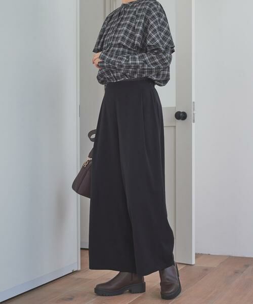 URBAN RESEARCH DOORS / アーバンリサーチ ドアーズ その他パンツ | 『仁村紗和さん着用』『UR TECH』完声9分丈ワイドパンツ | 詳細5