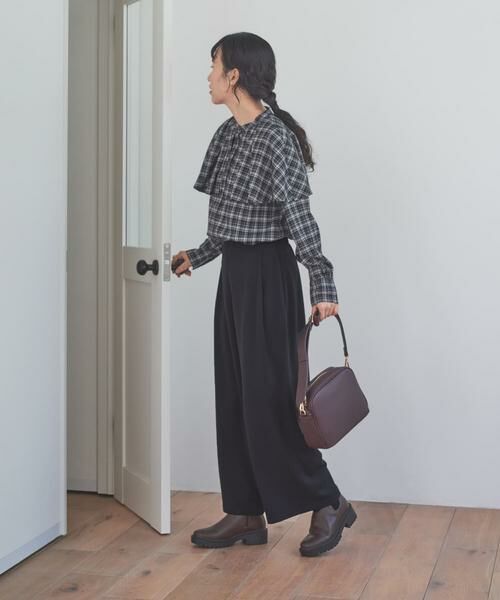 URBAN RESEARCH DOORS / アーバンリサーチ ドアーズ その他パンツ | 『仁村紗和さん着用』『UR TECH』完声9分丈ワイドパンツ | 詳細7