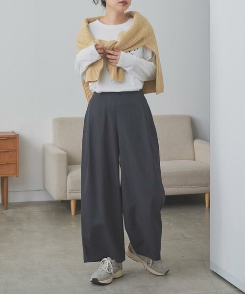 URBAN RESEARCH DOORS / アーバンリサーチ ドアーズ その他パンツ | 『仁村紗和さん着用』『UR TECH』完声9分丈ワイドパンツ | 詳細27