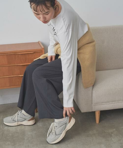 URBAN RESEARCH DOORS / アーバンリサーチ ドアーズ その他パンツ | 『仁村紗和さん着用』『UR TECH』完声9分丈ワイドパンツ | 詳細28