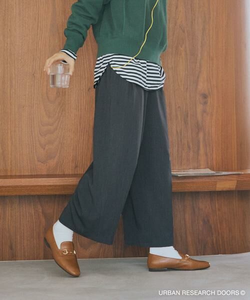 URBAN RESEARCH DOORS / アーバンリサーチ ドアーズ その他パンツ | 『仁村紗和さん着用』『UR TECH』完声9分丈ワイドパンツ | 詳細19