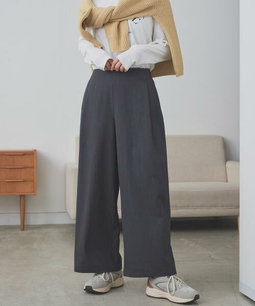 URBAN RESEARCH DOORS / アーバンリサーチ ドアーズ その他パンツ | 『仁村紗和さん着用』『UR TECH』完声9分丈ワイドパンツ | 詳細24