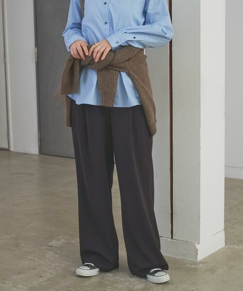 URBAN RESEARCH DOORS / アーバンリサーチ ドアーズ その他パンツ | 『仁村紗和さん着用』『UR TECH』完声フロントタックイージーパンツ | 詳細4