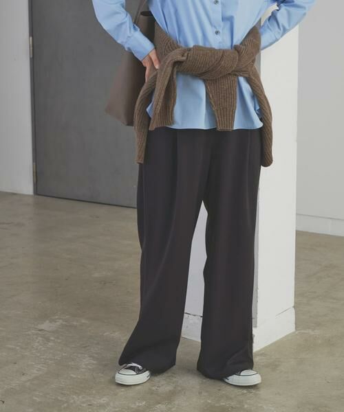 URBAN RESEARCH DOORS / アーバンリサーチ ドアーズ その他パンツ | 『仁村紗和さん着用』『UR TECH』完声フロントタックイージーパンツ | 詳細5