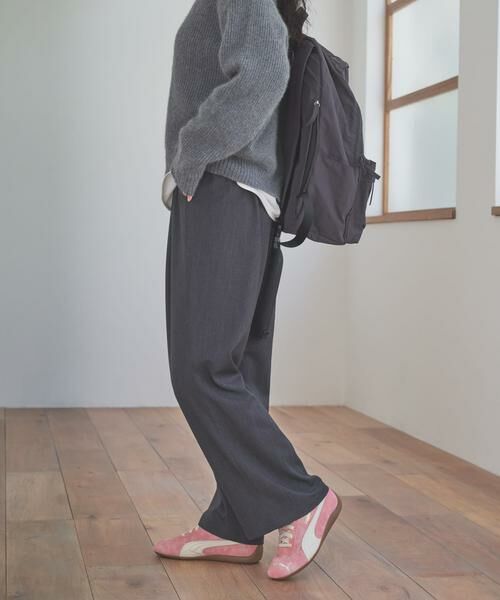 URBAN RESEARCH DOORS / アーバンリサーチ ドアーズ その他パンツ | 『仁村紗和さん着用』『UR TECH』完声フロントタックイージーパンツ | 詳細15