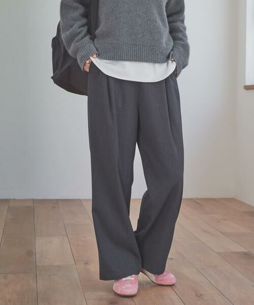 URBAN RESEARCH DOORS / アーバンリサーチ ドアーズ その他パンツ | 『仁村紗和さん着用』『UR TECH』完声フロントタックイージーパンツ | 詳細16