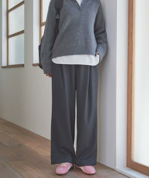 URBAN RESEARCH DOORS / アーバンリサーチ ドアーズ その他パンツ | 『仁村紗和さん着用』『UR TECH』完声フロントタックイージーパンツ | 詳細17