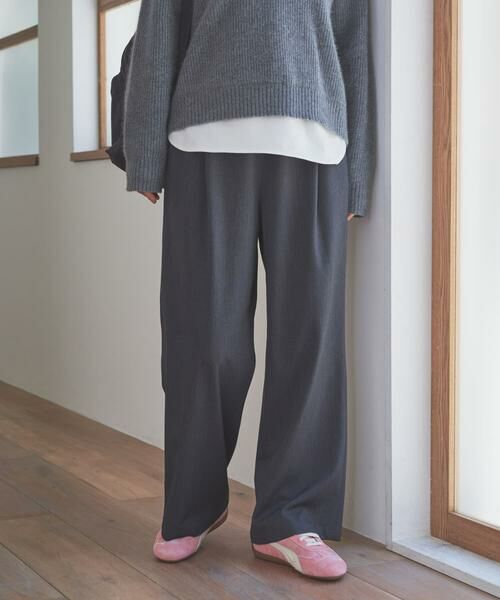 URBAN RESEARCH DOORS / アーバンリサーチ ドアーズ その他パンツ | 『仁村紗和さん着用』『UR TECH』完声フロントタックイージーパンツ | 詳細18