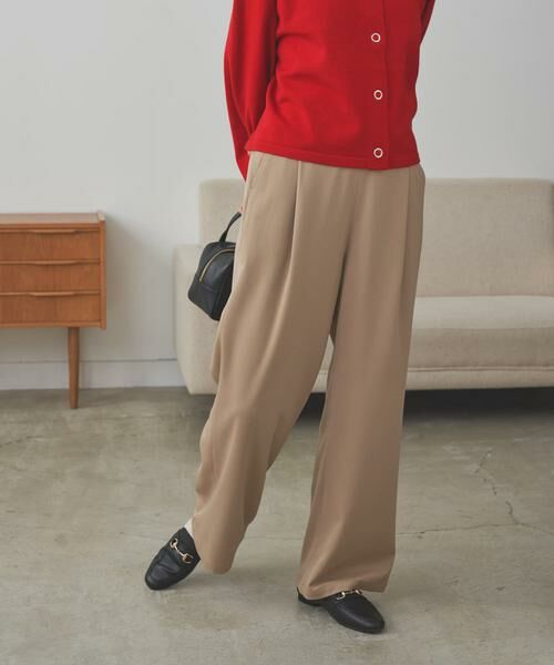 URBAN RESEARCH DOORS / アーバンリサーチ ドアーズ その他パンツ | 『仁村紗和さん着用』『UR TECH』完声フロントタックイージーパンツ | 詳細28