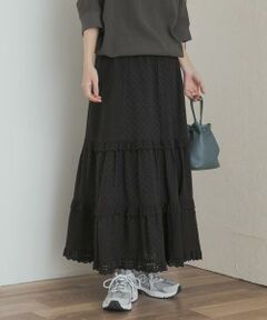 URBAN RESEARCH DOORS / アーバンリサーチ ドアーズ スカート | レースティアードスカート