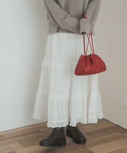URBAN RESEARCH DOORS / アーバンリサーチ ドアーズ スカート | レースティアードスカート | 詳細3