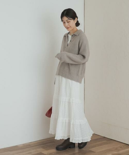 URBAN RESEARCH DOORS / アーバンリサーチ ドアーズ スカート | レースティアードスカート | 詳細7