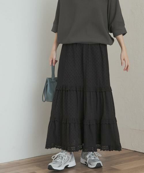 URBAN RESEARCH DOORS / アーバンリサーチ ドアーズ スカート | レースティアードスカート | 詳細13