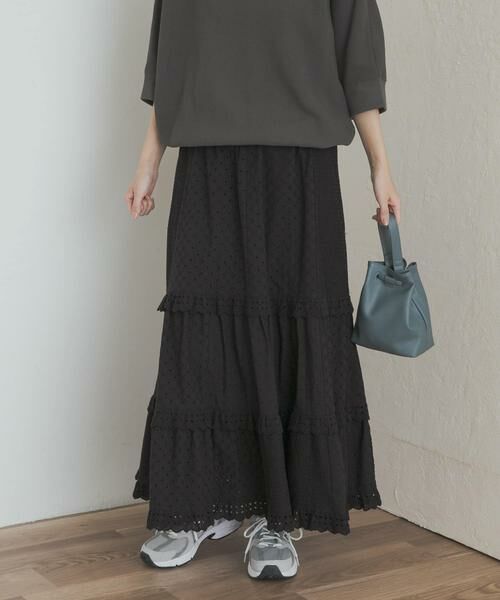 URBAN RESEARCH DOORS / アーバンリサーチ ドアーズ スカート | レースティアードスカート | 詳細16