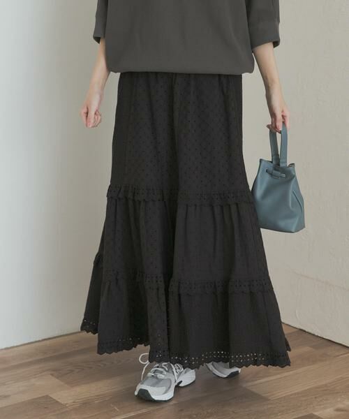 URBAN RESEARCH DOORS / アーバンリサーチ ドアーズ スカート | レースティアードスカート | 詳細17