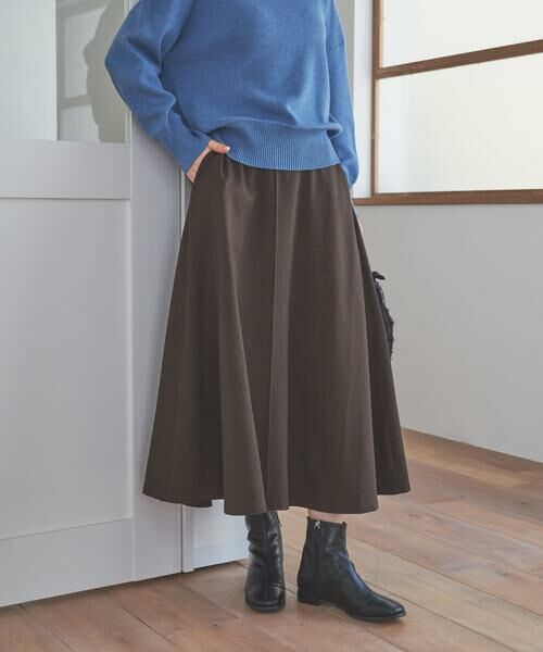 URBAN RESEARCH DOORS / アーバンリサーチ ドアーズ スカート | 『仁村紗和さん着用』『UR TECH』完声フレアスカート | 詳細4