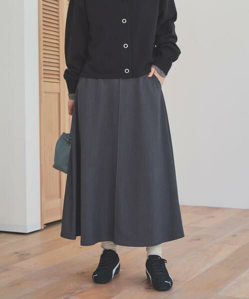 URBAN RESEARCH DOORS / アーバンリサーチ ドアーズ スカート | 『仁村紗和さん着用』『UR TECH』完声フレアスカート | 詳細14