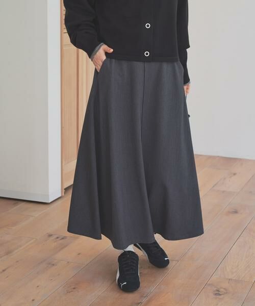 URBAN RESEARCH DOORS / アーバンリサーチ ドアーズ スカート | 『仁村紗和さん着用』『UR TECH』完声フレアスカート | 詳細15