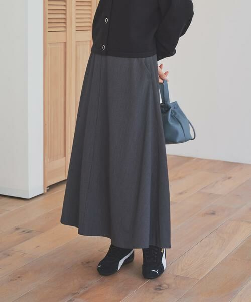 URBAN RESEARCH DOORS / アーバンリサーチ ドアーズ スカート | 『仁村紗和さん着用』『UR TECH』完声フレアスカート | 詳細16
