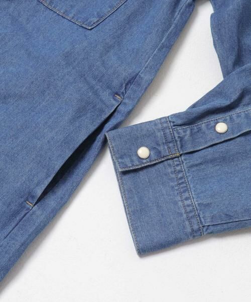 URBAN RESEARCH DOORS / アーバンリサーチ ドアーズ ワンピース | デニムバンドカラーワンピース | 詳細12