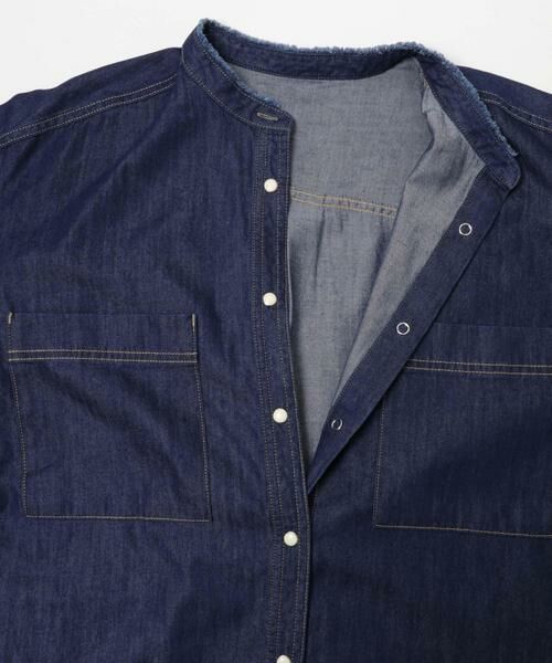 URBAN RESEARCH DOORS / アーバンリサーチ ドアーズ ワンピース | デニムバンドカラーワンピース | 詳細21