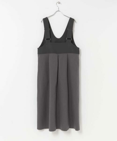 URBAN RESEARCH DOORS / アーバンリサーチ ドアーズ ワンピース | 深Uネック切替ジャンパースカート | 詳細21