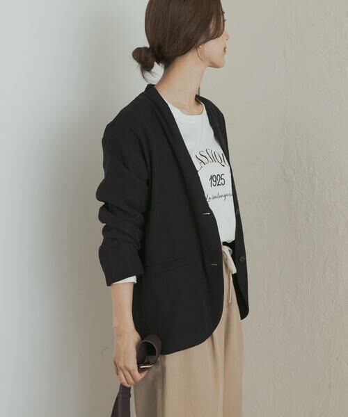 URBAN RESEARCH DOORS / アーバンリサーチ ドアーズ ノーカラージャケット | ノーカラージャケット | 詳細5