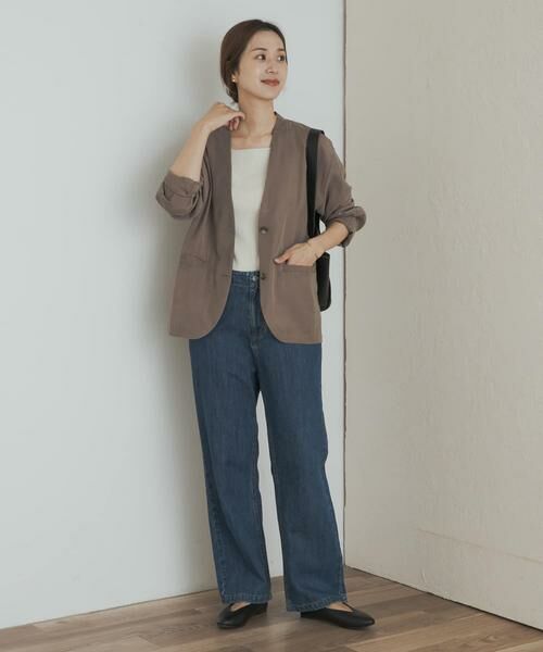 URBAN RESEARCH DOORS / アーバンリサーチ ドアーズ ノーカラージャケット | ノーカラージャケット | 詳細14