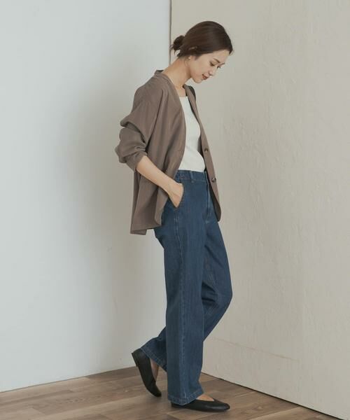 URBAN RESEARCH DOORS / アーバンリサーチ ドアーズ ノーカラージャケット | ノーカラージャケット | 詳細15