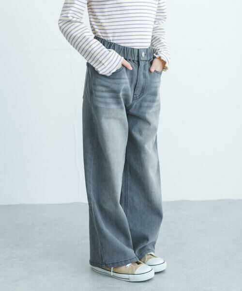 URBAN RESEARCH DOORS / アーバンリサーチ ドアーズ パンツ | デニムイージーパンツ(KIDS) | 詳細14